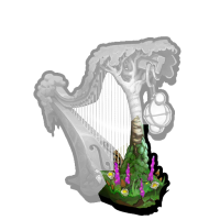 Part of Fae Harp