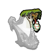 Part of Fae Harp