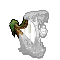 Part of Fae Harp