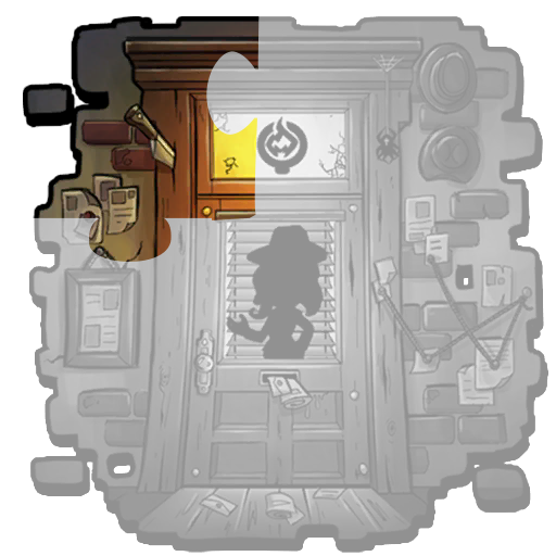 Part of Detective's Door